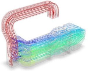 CFD modeling of gas flow through a Selective Catalytic Reduction (SCR) system for NOx emissions control in data centers